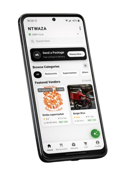 Ntwaza Delivery app